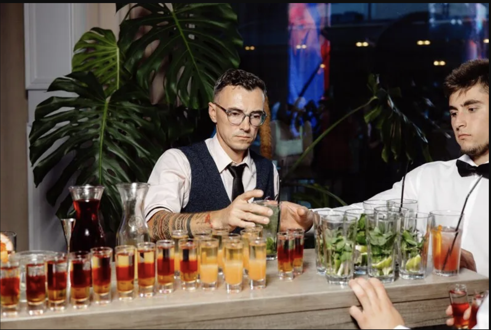Encore's wedding bartenders